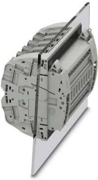 Ein 3D-Modell eines komplexen mechanischen Geräts mit mehreren Schichten und kunstvollen Komponenten, das einem industriellen Maschinenteil ähnelt.