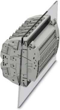 Eine zylindrische Komponente mit raffinierten mechanischen Teilen, die eine komplexe Anordnung von Zahnrädern und Schlitzen aufweist.