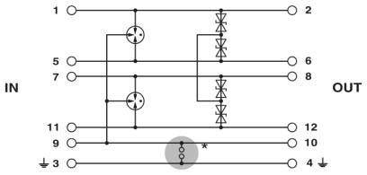 Phoenix Contact Überspannungsschutzstecker PT 4-24AC-ST
