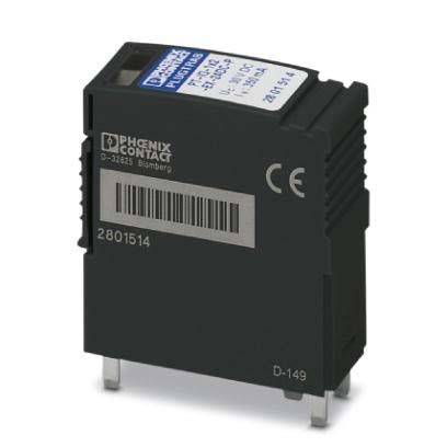 Eine schwarze elektronische Komponente mit der Aufschrift 