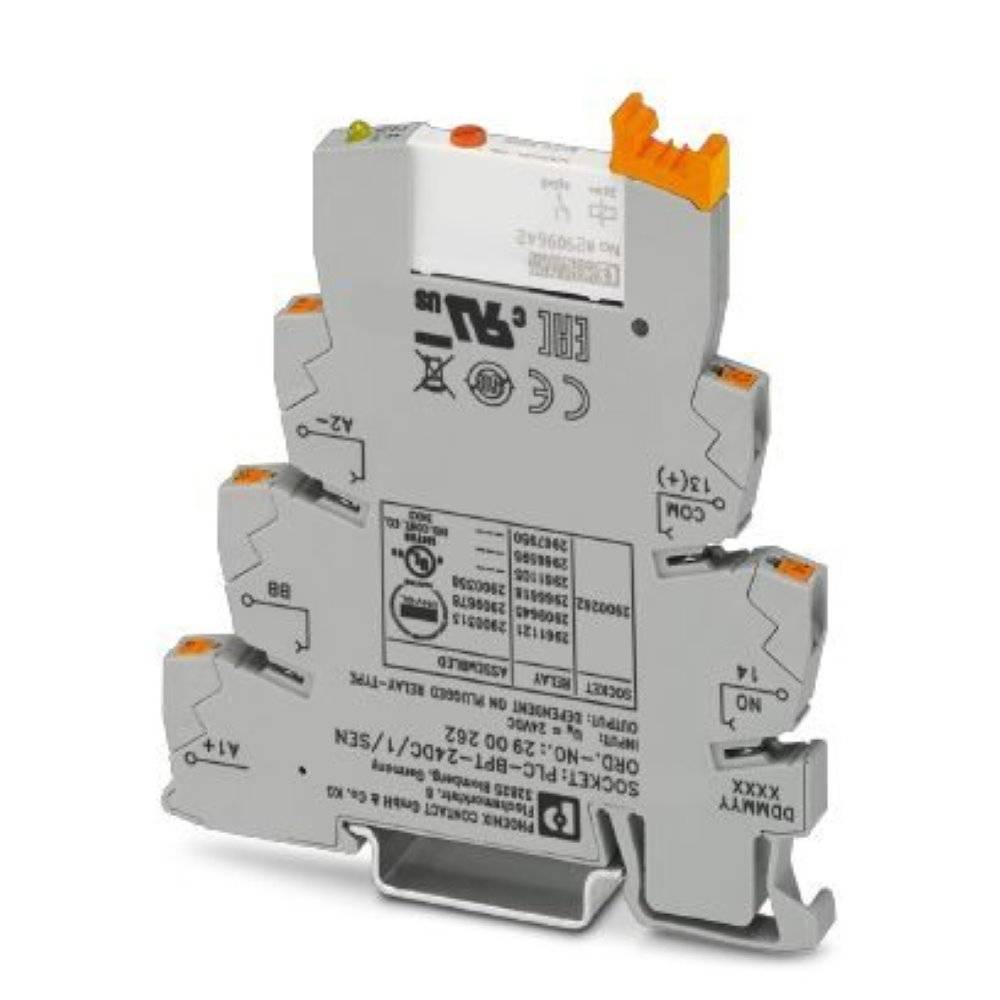 Phoenix Relaismodul - PLC-RPT- 24DC/ 1AU/MS/SEN - 2909678 - 10 Stück