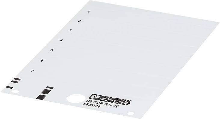 Phoenix Contact Einrastschild US-EMP (27X18) YE