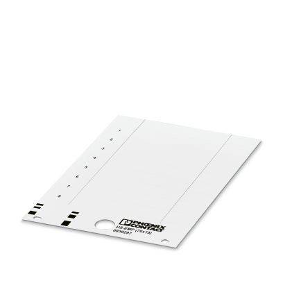 Whitepaper-Dokumentvorlage oder Deckblatt mit diagonaler Ausrichtung, kleine Ausrichtungsmarken und ein gedrucktes Logo nahe der unteren Kante.