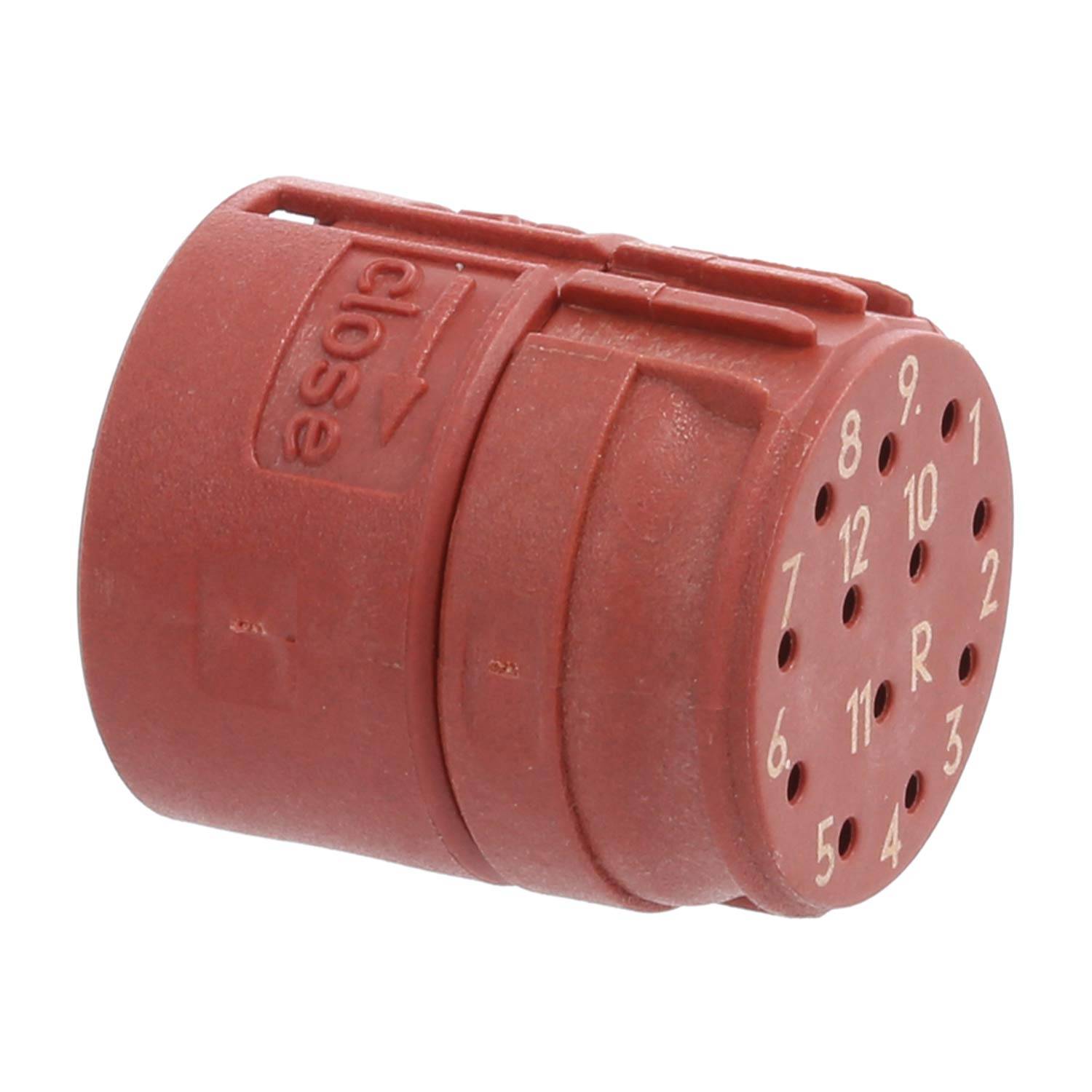 Phoenix Contact M23 RF Crimp-Kontakteinsatz Buchse Crimpanschluss, Polzahl 12-polig 150V, 8A, Farbe rotbraun - 50 Stück