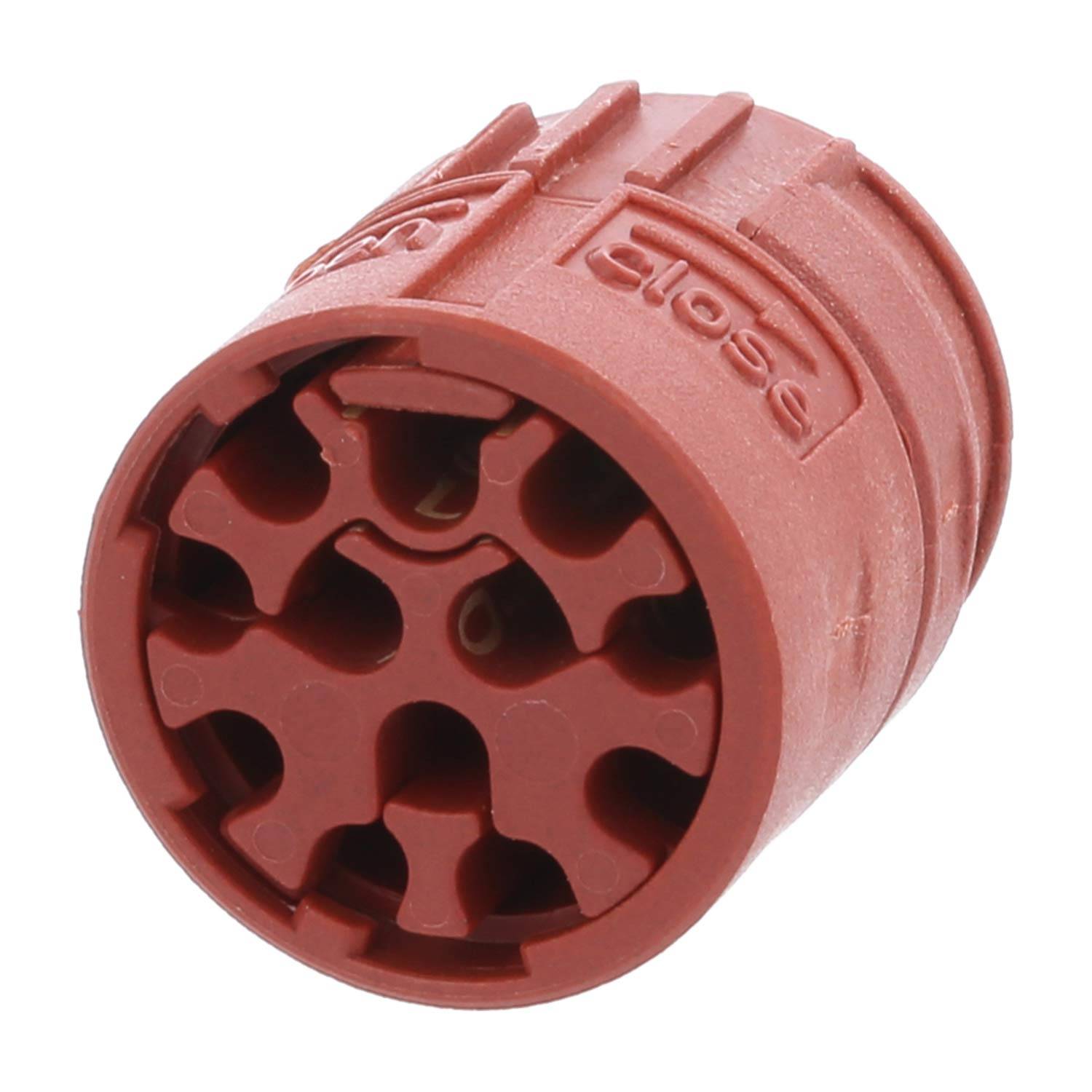 Phoenix Contact M23 RF Crimp-Kontakteinsatz Buchse Crimpanschluss, Polzahl 12-polig 150V, 8A, Farbe rotbraun - 10 Stück