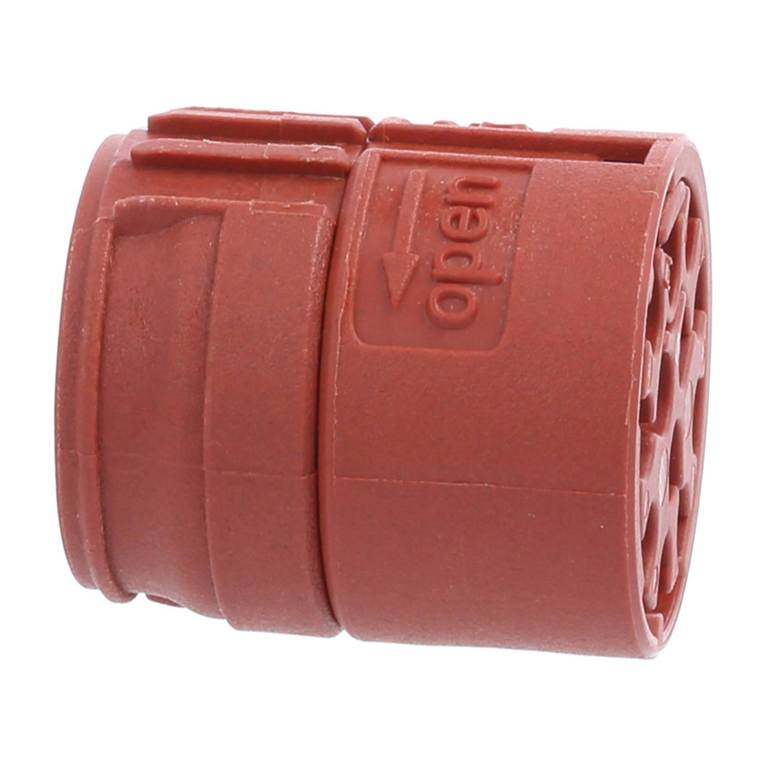 Phoenix Contact M23 RF Crimp-Kontakteinsatz Buchse Crimpanschluss, Polzahl 12-polig 150V, 8A, Farbe rotbraun - 10 Stück