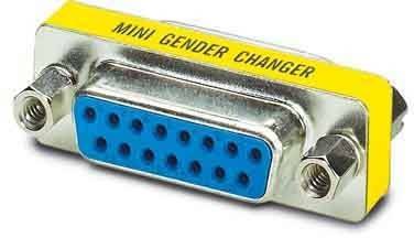 Phoenix Contact D-SUB Gender-Changer VS-15-GC-BU/BU