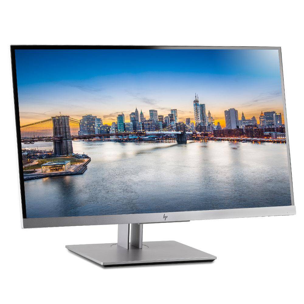 HP EliteDisplay E273q (Refurbished) 68,6cm (27") TFT-Monitor (LED, WQHD 2560x1440, IPS, Pivot, HDMI + DP) Silber