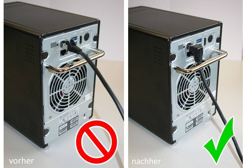 Good Connections® Patchkabel, Cat. 5e, F/UTP, 1x 90° nach unten gewinkelt an 1x gerade, schwarz, 10m