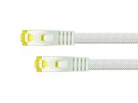 PYTHON - Patchkabel m. Cat.7 Rohkabel Nylongefl. weiß 7.5m - Kabel - Netzwerk