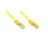 Good Connections Patchkabel m. Cat.7 Rohkabel gelb 3m