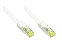 Good Connections Patchkabel m. Cat.7 Rohkabel weiß 0,15m