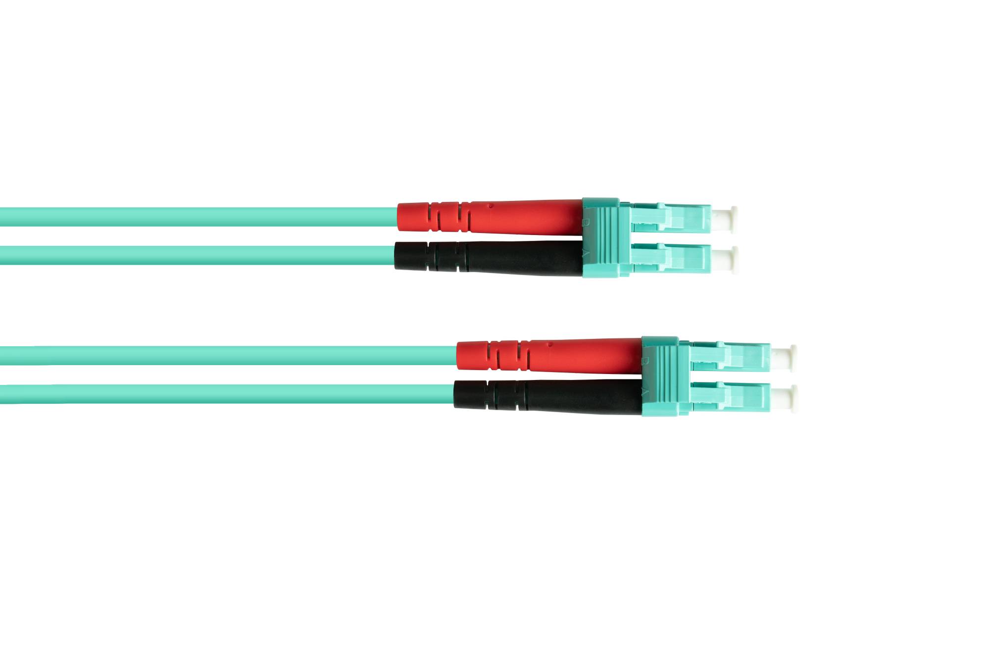 kabelmeister® Patchkabel LWL Duplex OM3 (Multimode, 50/125) LC/LC, 1m