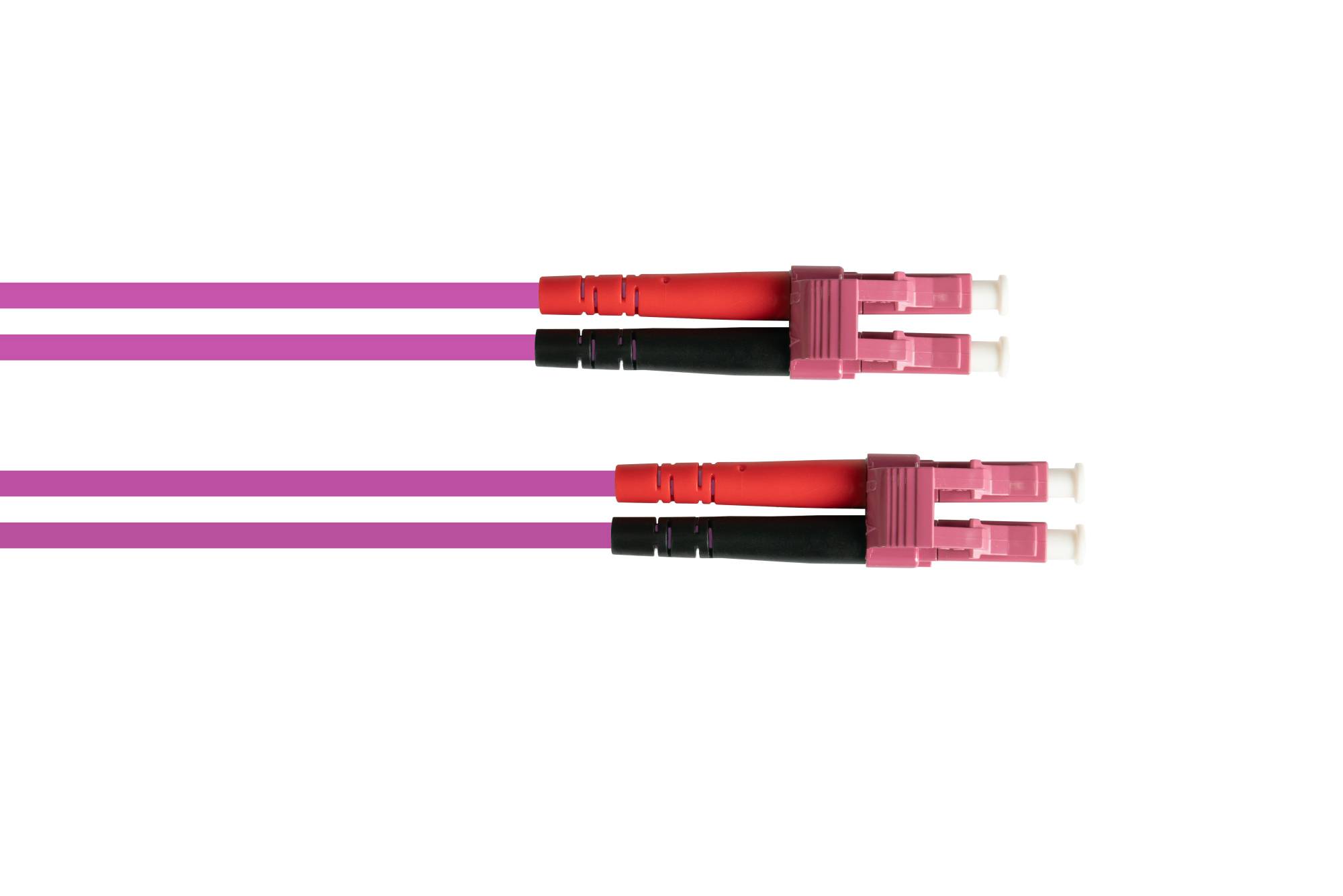 kabelmeister® Patchkabel LWL Duplex OM4 (Multimode, 50/125) LC/LC, 2 m