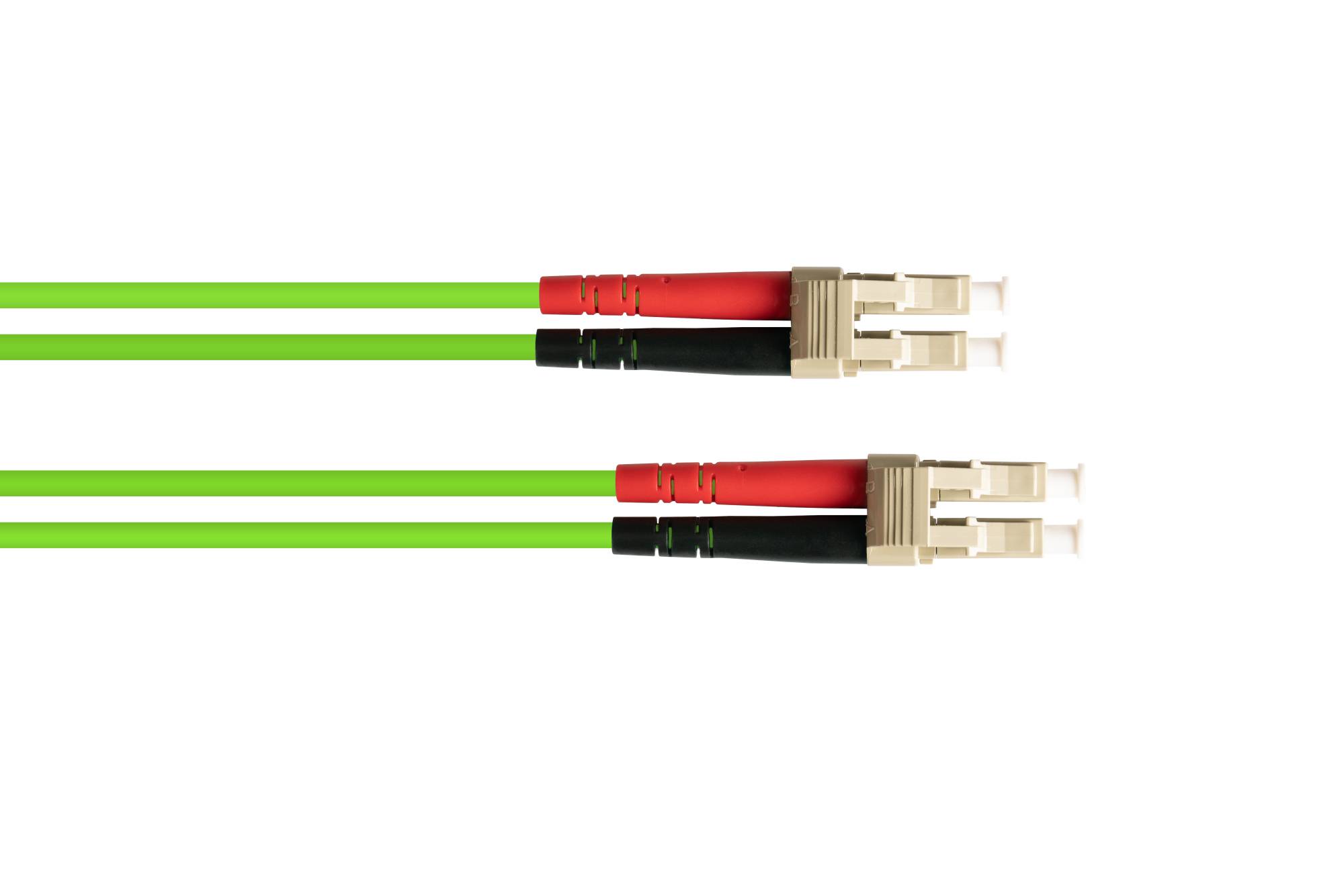 Patchkabel LWL Duplex OM5 (Multimode, 50/125) LC/LC, LSZH, austauschbare Polarität, 15m, Good Connections®