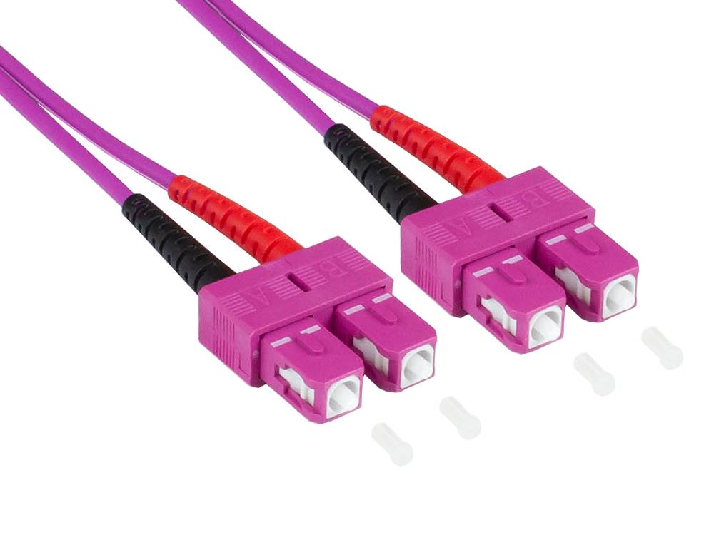 Good Connections® Patchkabel LWL Duplex OM4 (Multimode, 50/125) SC/SC, 30m
