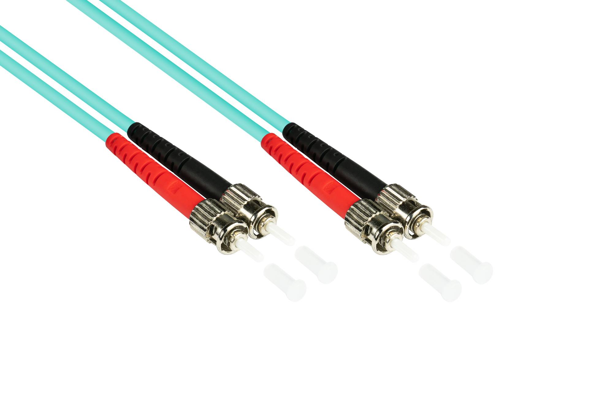 Patchkabel LWL Duplex OM3 (Multimode, 50/125) ST/ST, LSZH, 5m, Good Connections®