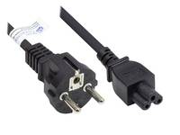 GOOD CONNECTIONS - Alcasa P0005-S030, 3 m, Netzstecker Typ E+F, C5-Koppler, H05VV-F, 250 V, 2.5 A
