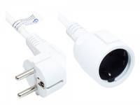 GOOD CONNECTIONS - Alcasa P0102-W020, 2 m, Netzstecker Typ E+F, Netzstecker Typ F, H05VV-F3G, 250 V