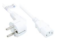 GOOD CONNECTIONS - Alcasa P0130-W025, 2,5 m, CEE7/7, IEC C13, H05VV-F, 250 V