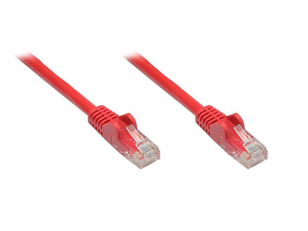 Good Connections® Patchkabel, Cat. 6, U/UTP, rot, 25m