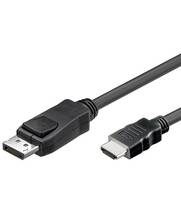 GOOD CONNECTIONS - Alcasa DisplayPort - HDMI, 1m, 1 m, DisplayPort, HDMI, Männlich, Männlich, Schwarz