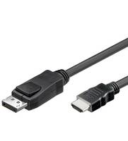GOOD CONNECTIONS - Alcasa HDMI 5m, 5 m, HDMI, DisplayPort, Männlich, Männlich, Schwarz