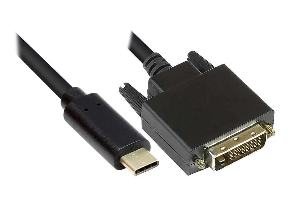 Good Connections GC-M0110 - 2 m - USB Typ-C - DVI-D - Männlich - Männlich - Gera