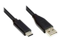 Good Connections USB2.0 Kabel A-C schw. 1m
