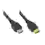 Good Connections® Anschlusskabel HDMI™ 2.0, 4K2K / UHD 60Hz, vergoldete Stecker und Kupferkontakte, OFC, schwarz, 1,5m