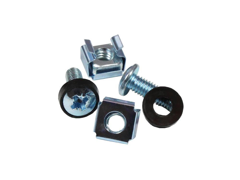 Good Connections® Befestigungssatz M6, Schrauben 20 mm, 50er Set, silber