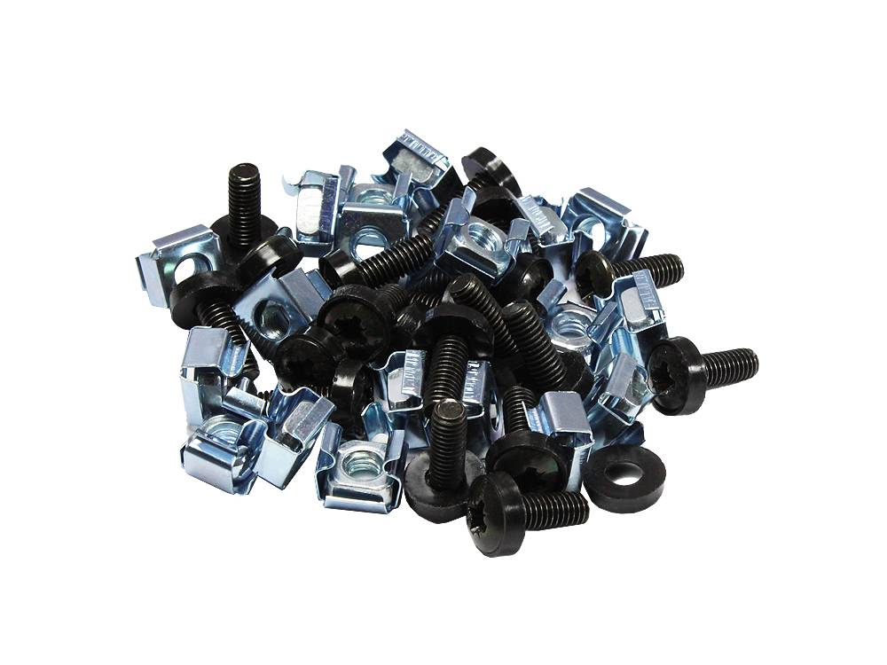 Good Connections® Befestigungssatz M6, Schrauben 20 mm, 20er Set, schwarz