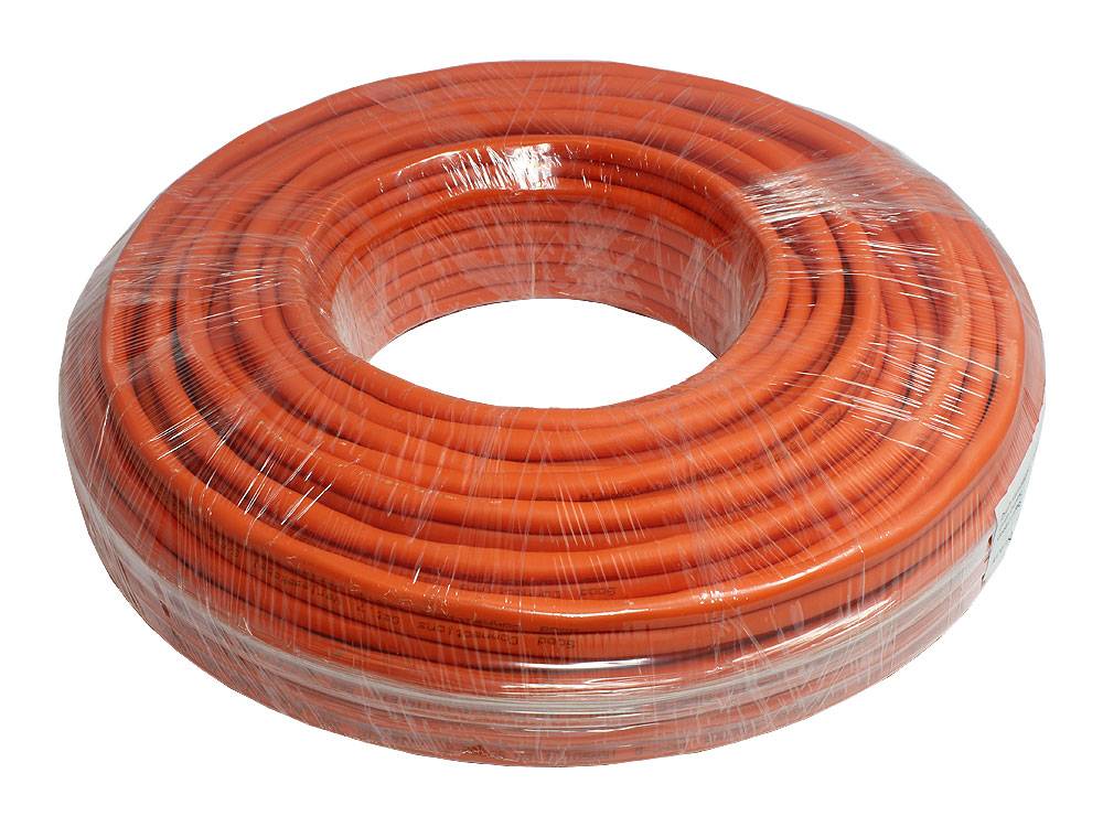Good Connections® Verlegekabel Cat. 7 S/FTP PiMF 1000MHz Duplex, AWG23, FRNC-B, orange, 50m