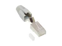 GOOD CONNECTIONS - Alcasa GC-N0090, RJ45, Grau, Männlich, Gerade, Cat6a, Gold