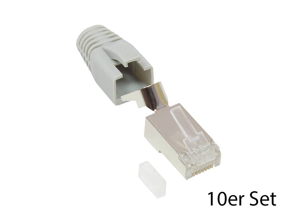 Good Connections GC-N0091 - RJ45 - Grau - Männlich - Gerade - Cat5e/6/6A/7 - Gol