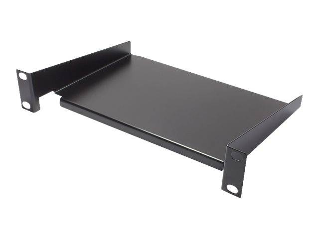 Good Connections Rack - Regal - RAL 9005, Deep Black - 1U - 25.4 cm (10") - 254x