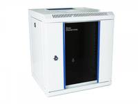 GOOD CONNECTIONS - Alcasa GC-R0107, Wandmontiertes Regal, 6U, Sperrschloss, Verbessertes Kabelmanagement, Grau