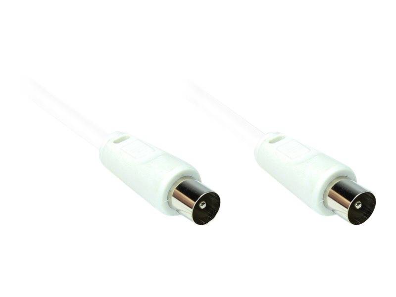 Good Connections Antennenkabel - IEC-Anschluss Stecker zu IEC-Anschluss Stecker