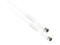 Good Connections SAT Antennenkabel - Koax Stecker an Koax Buchse - 2x Mantelstromfilter (Ferritkern) - Doppelschirmung