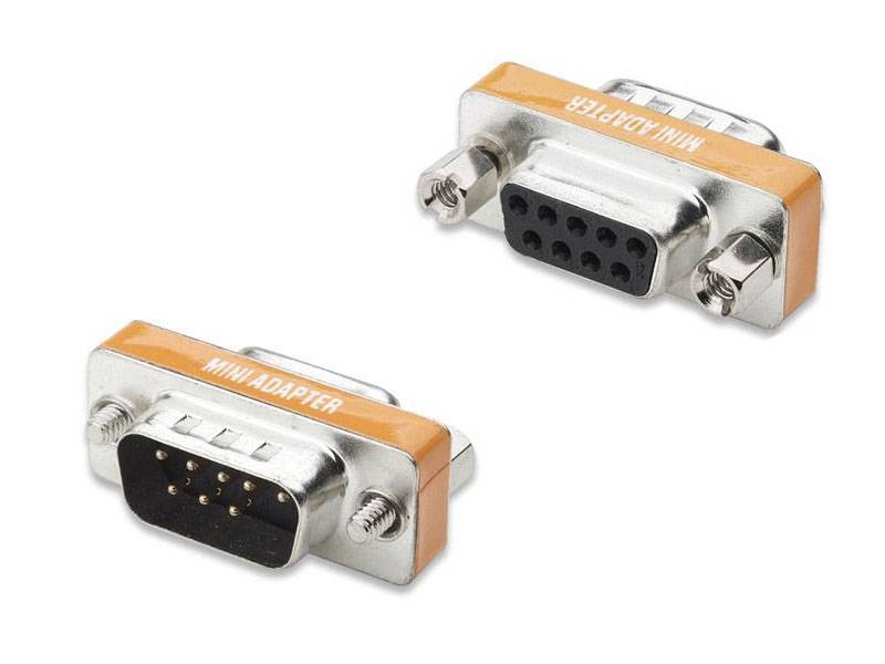 Nullmodemadapter, 9-pol SubD Buchse an Stecker, Good Connections®