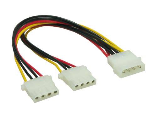 Y-Stromversorgungskabel, 2 x 5,25", Good Connections®