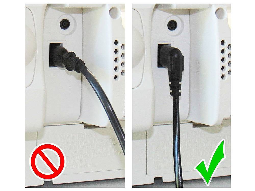 Good Connections® Euro-Netzkabel, Netzstecker an Euro 8 Buchse, beidseitig 90° abgewinkelt, schwarz, 3m