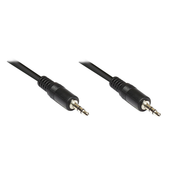 Good Connections® Stereo Verbindung  3,5mm Klinke St./St., 0,6m