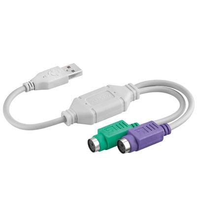Good Connections® USB A Stecker an 2 x PS/2 Buchse, aktiv