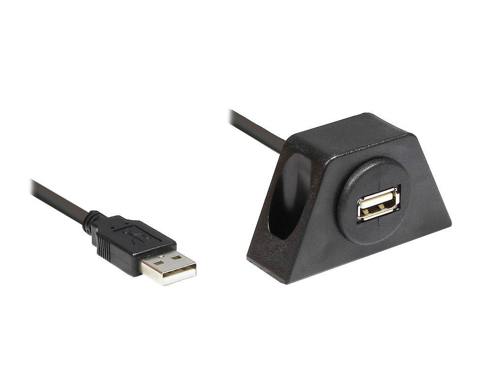 Good Connections® USB 2.0 Docking-Kabel, schwarz 2m