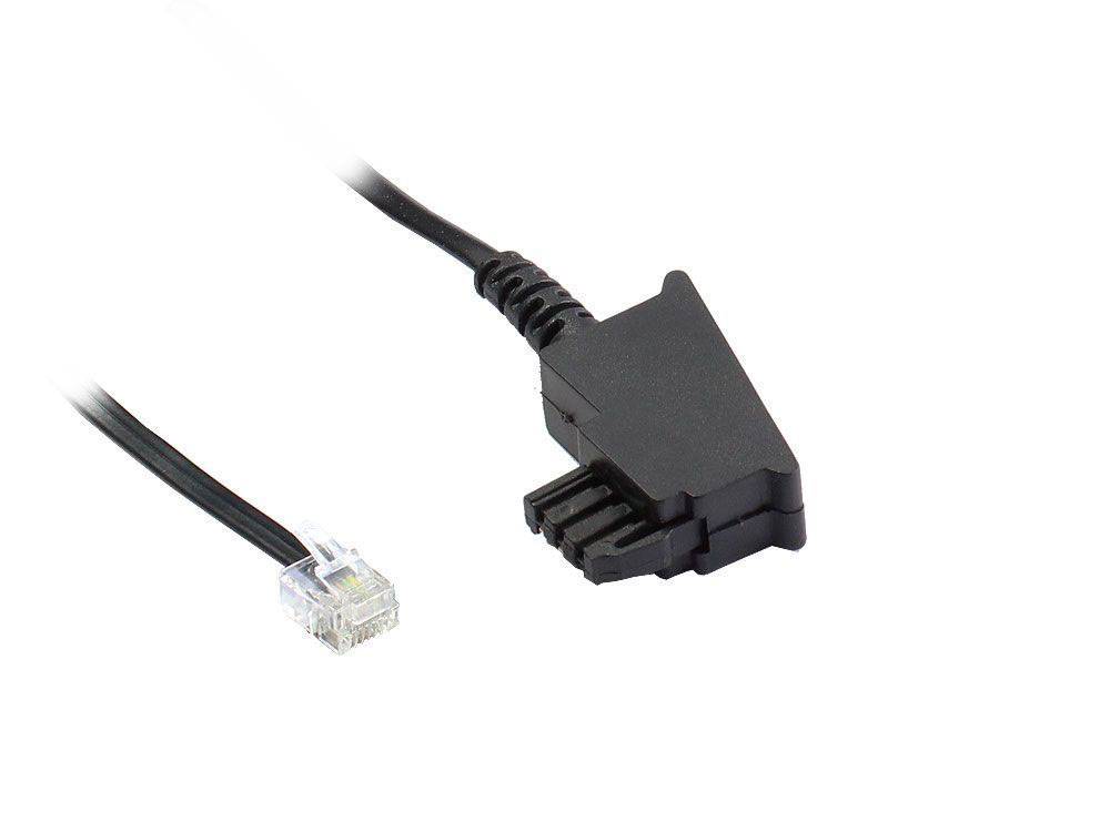 Good Connections® TAE-F Anschlusskabel für Import-Telefone, Länge: 15m