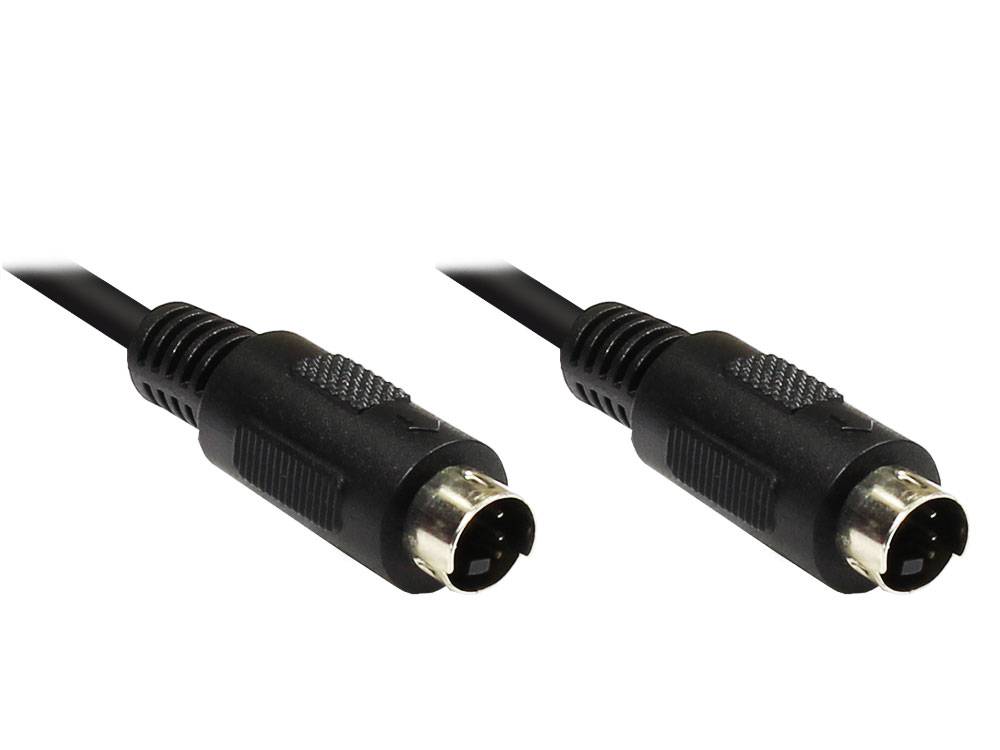 Good Connections® Anschlusskabel S-VHS Stecker an Stecker, 2m
