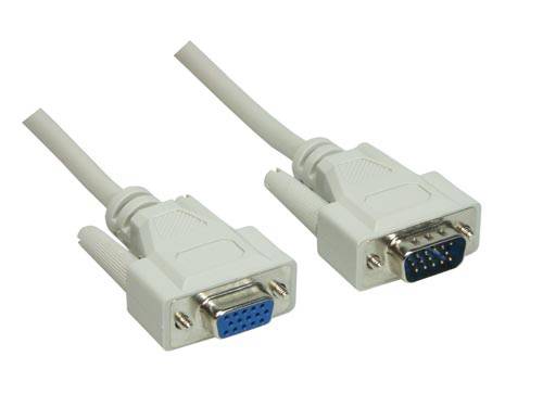 Good Connections® Verlängerung VGA Stecker auf Buchse, 3m