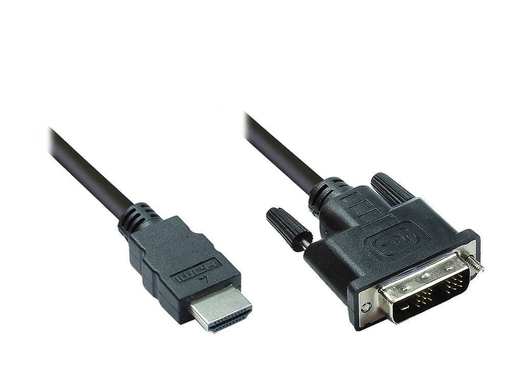 Good Connections Videokabel - Single Link - DVI-D (M) - bis HDMI (M) - 1.8 m