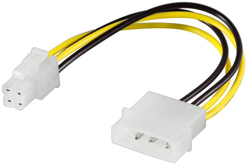 Good Connections® Stromadapter 4-Pin 5,25" auf 4-Pin P4-Mainboard